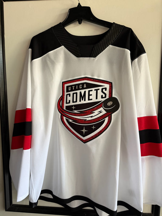 Utica Comets Custom Bedazzled Jersey