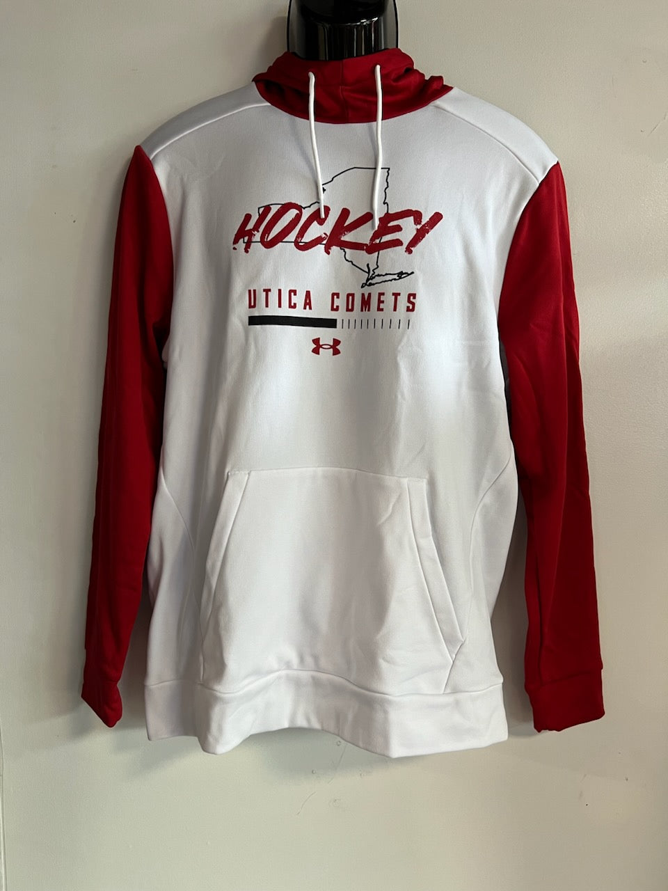 Utica Comets UA White Hoodie