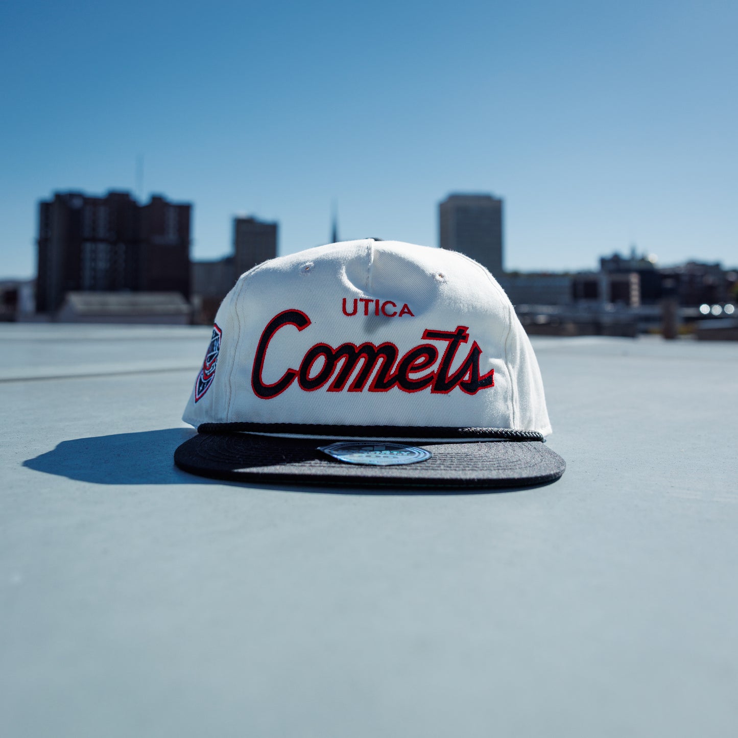 Utica Comets Cream Rope Hat