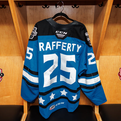 Utica Comets Autographed Rafferty AHL All Star Jersey