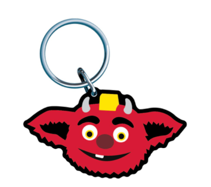 Utica Comets Naudie Head Keychain