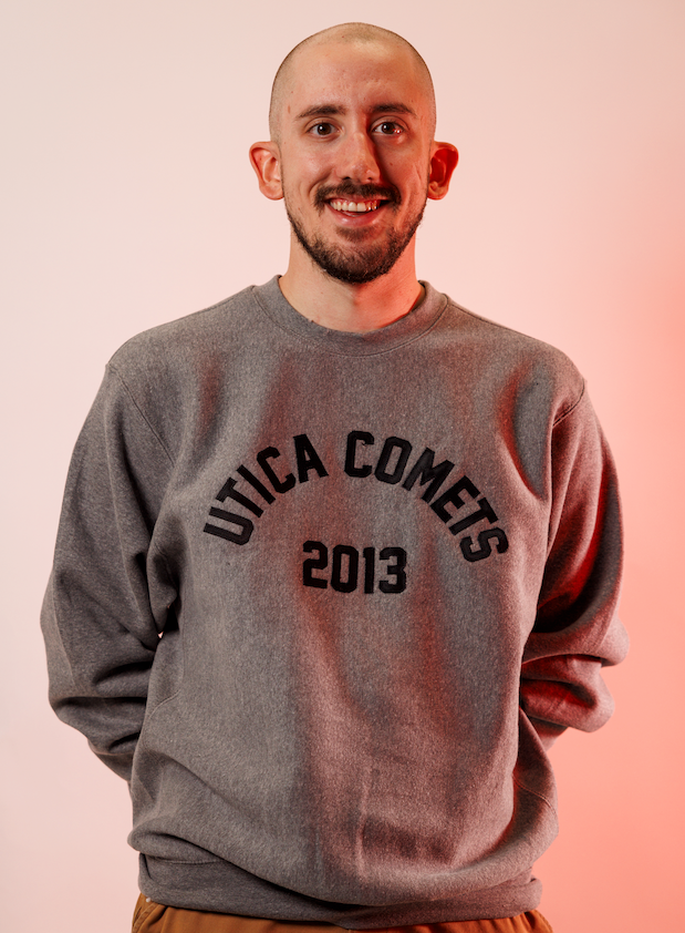 Utica Comets Gray Crewneck