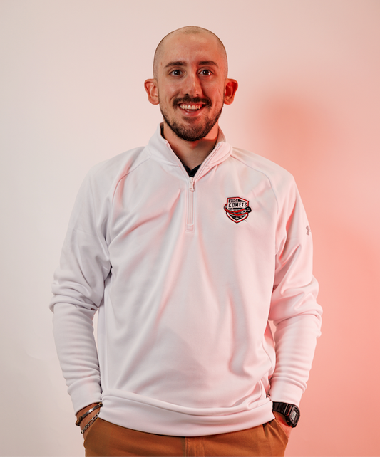 Utica Comets UA 1/2 Zip White