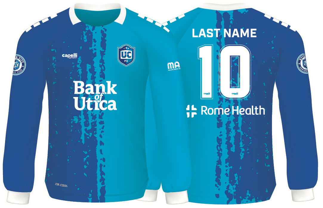UCFC 25/26 Adult Blue Jersey – Utica Comets and Utica City FC Store