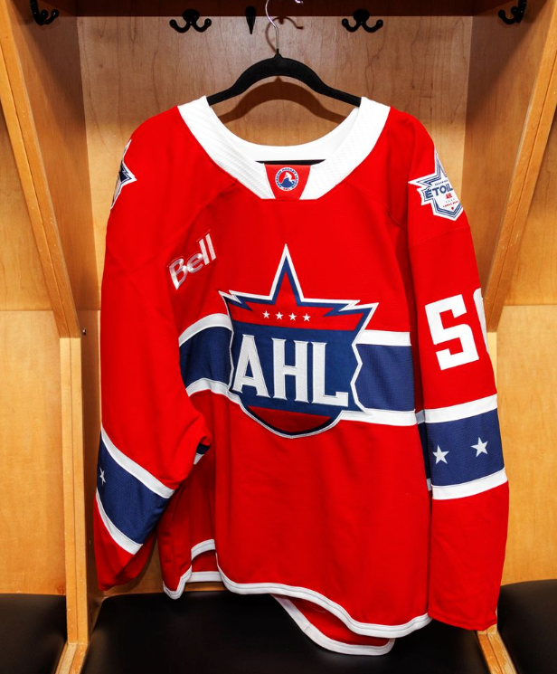 Utica Comets Autographed Daws AHL All Star Jersey