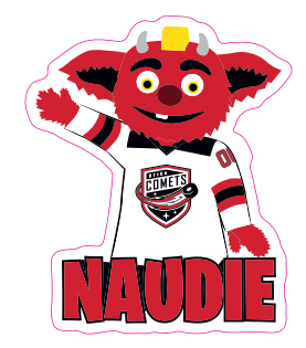 Utica Comets Full Naudie Sticker