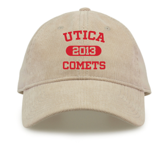 Utica Comets Stone Corduroy Hat