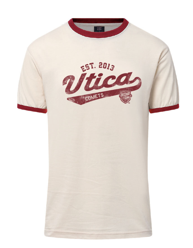 Utica Comets Ringer Tee Shirt