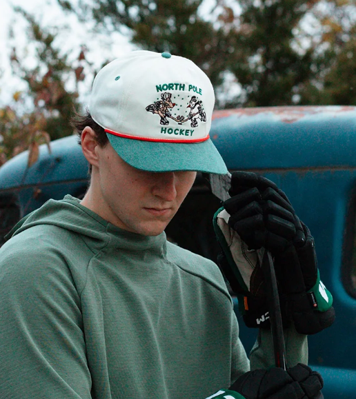 Utica Comets North Pole Celly Hat Green