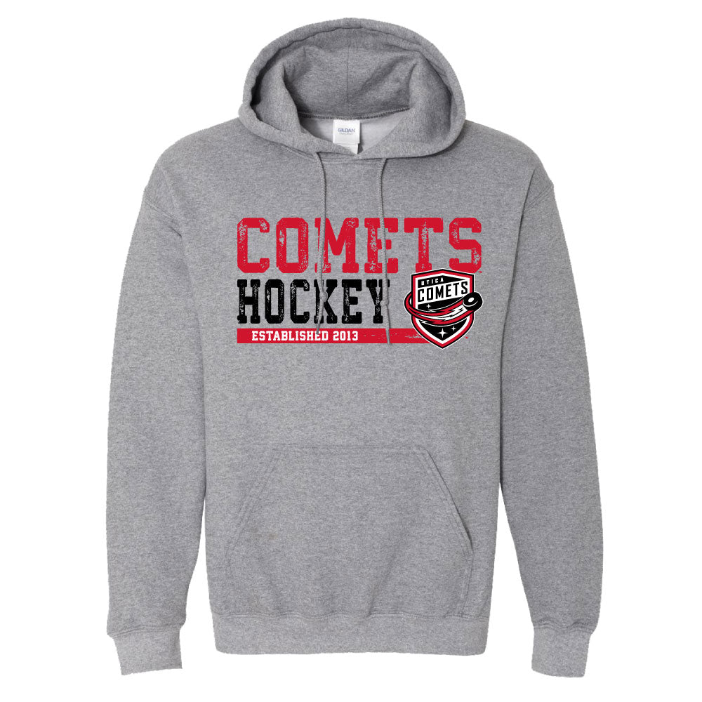 Utica Comets Graphite Hoodie