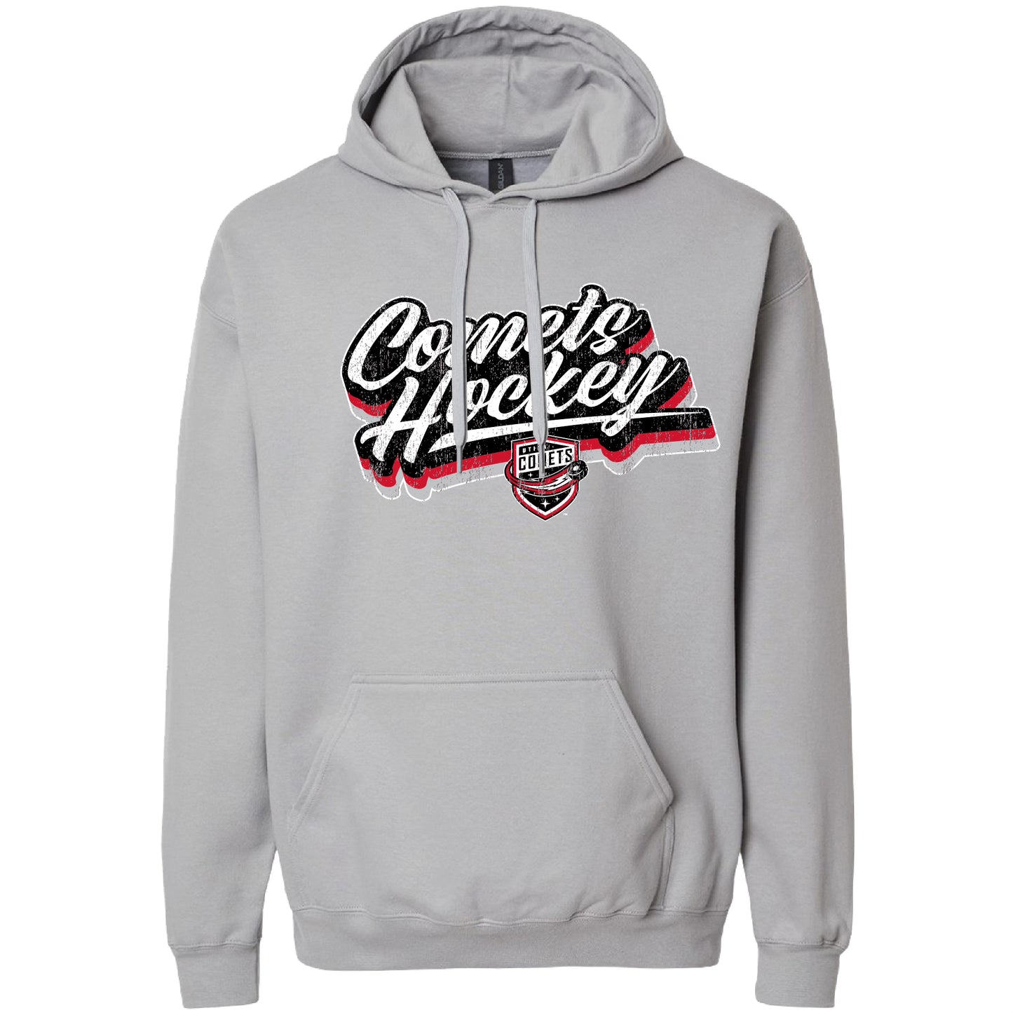 Utica Comets Grey Groovin Hoodie