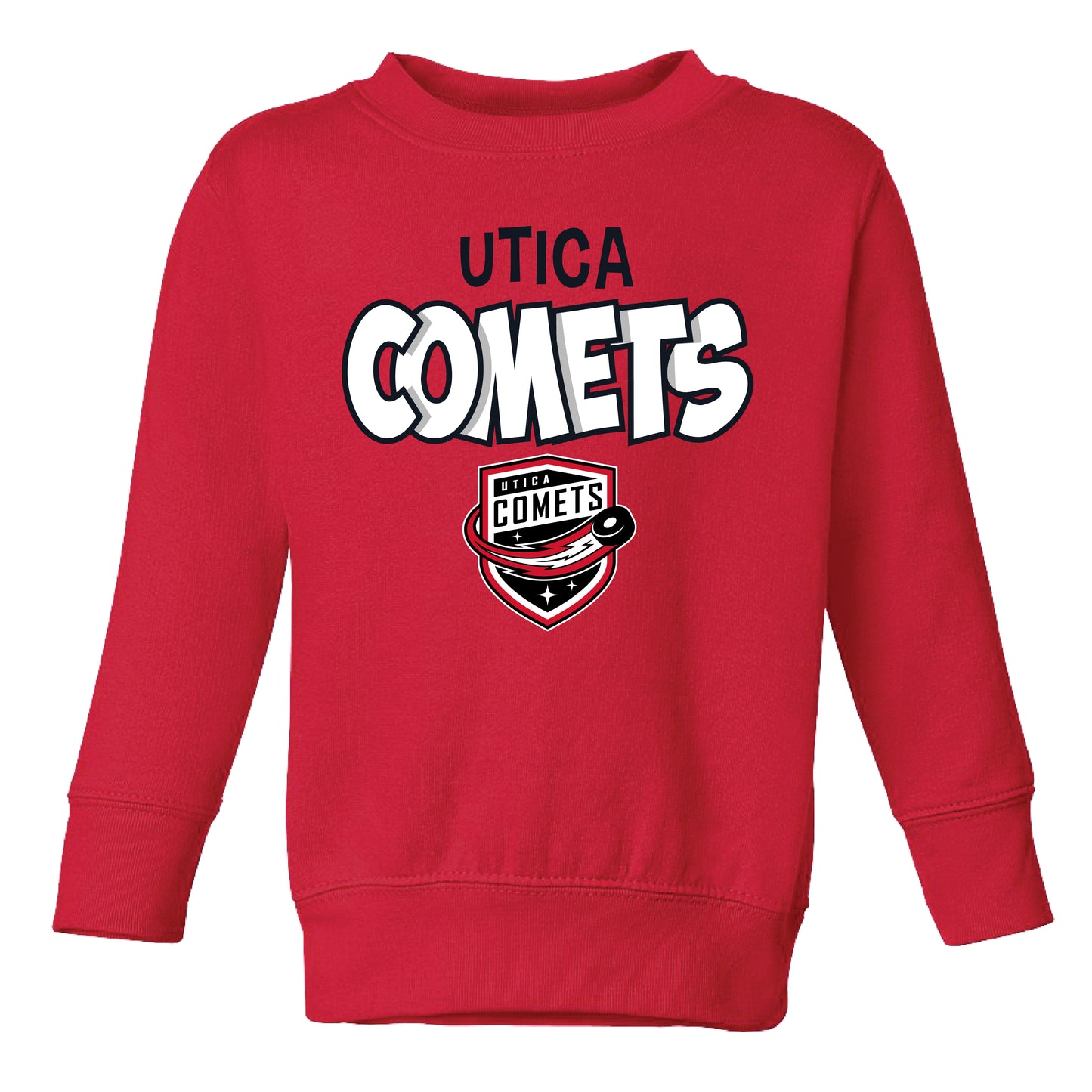 Utica Comets Red Toddler Crewneck