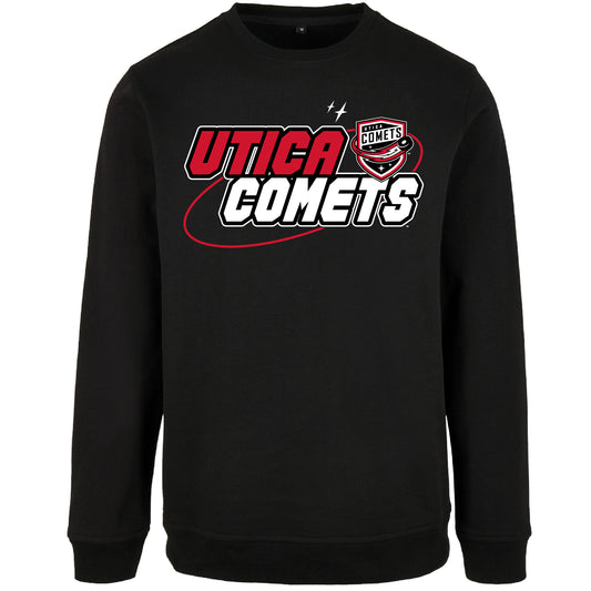 Utica Comets Youth Black Crewneck