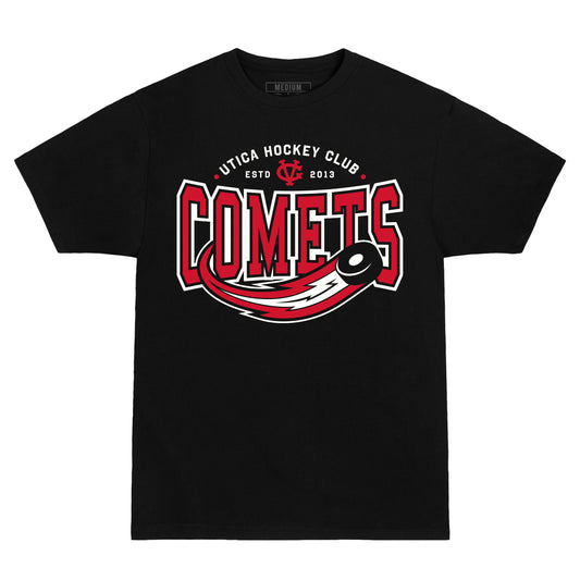 Utica Comets Violent Gentlemen Front Logo Tee