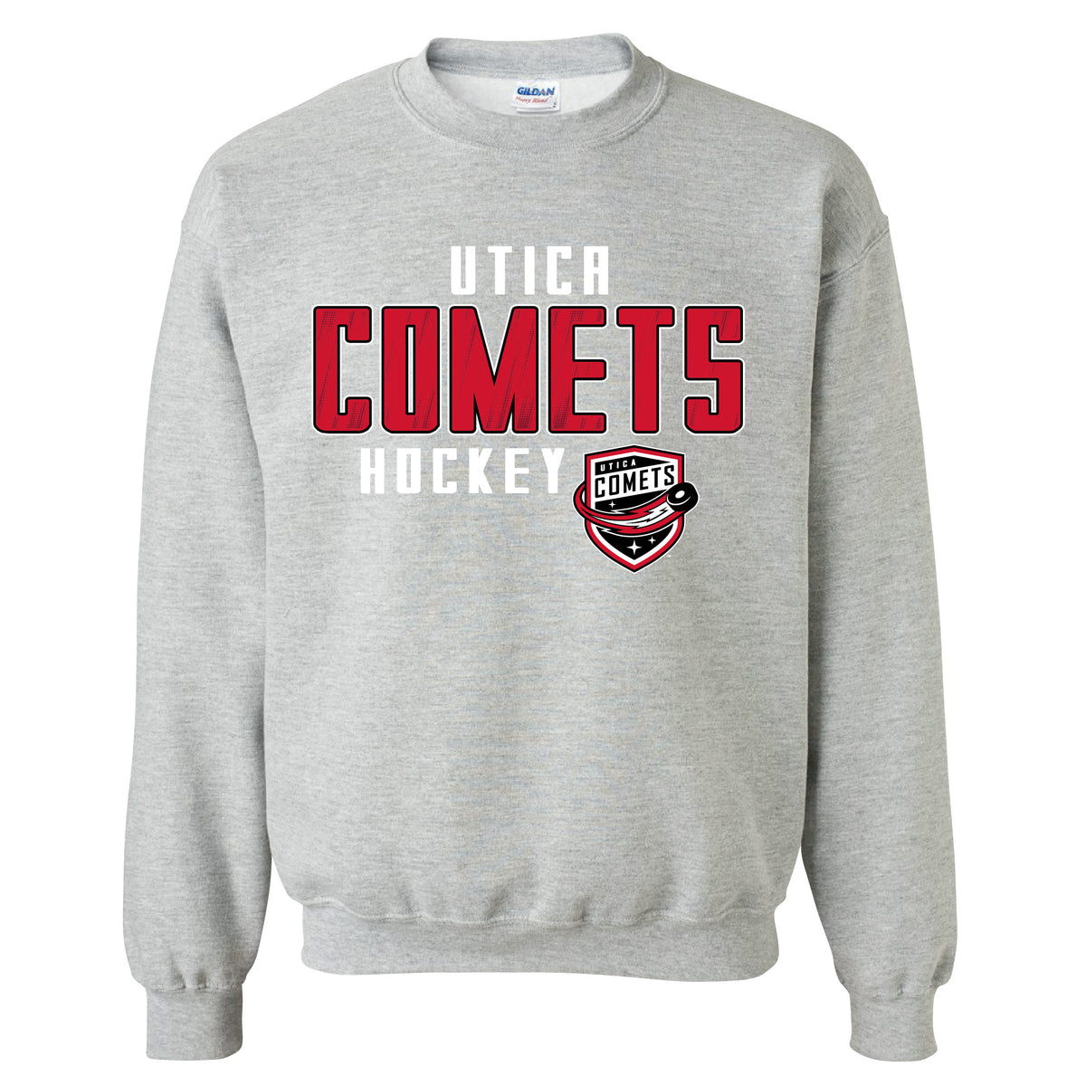 Utica Comets Grey Crewneck