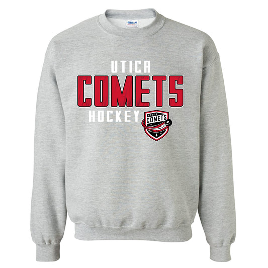 Utica Comets Grey Crewneck