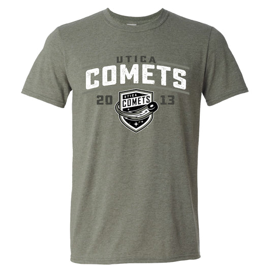 Utica Comets Green Tee Shirt