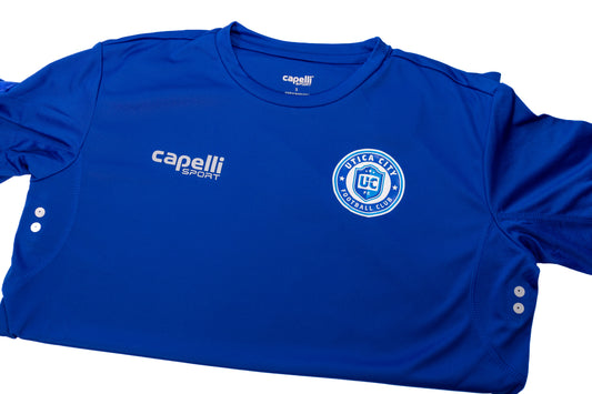 UCFC Capelli Adult Blue Short Sleeve Training Top